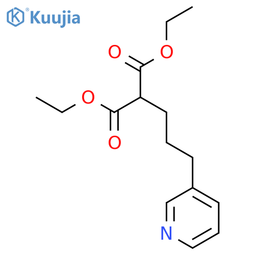 PROPANEDIOIC ACID, [3-(3-PYRIDINYL)PROPYL]-, DIETHYL ESTER structure