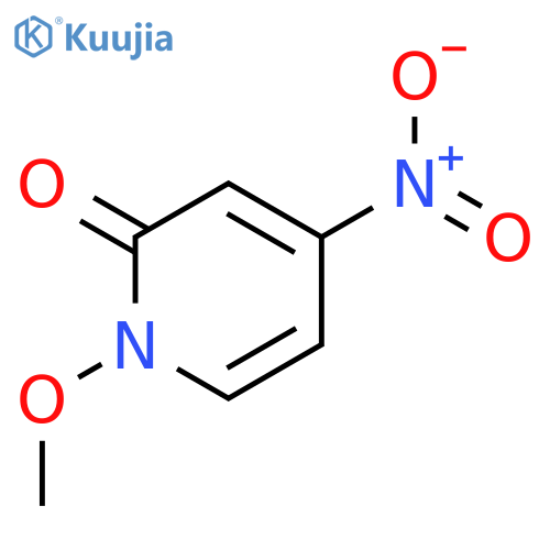 2(1H)-PYRIDINONE, 1-METHOXY-4-NITRO- structure