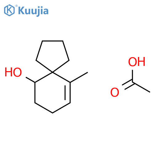 Spiro[4.5]dec-9-en-6-ol, 10-methyl-, acetate structure