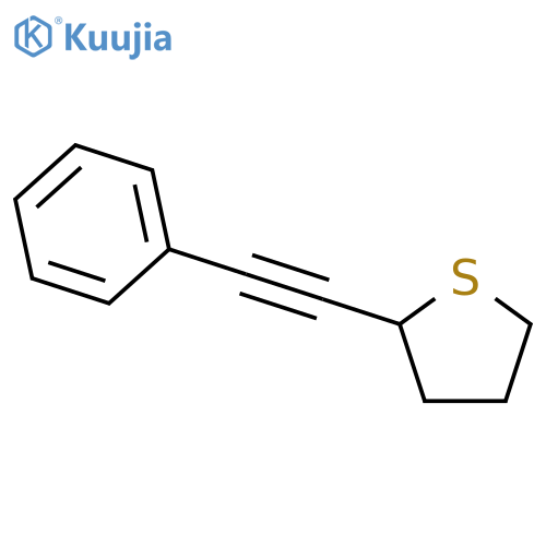 THIOPHENE, TETRAHYDRO-2-(PHENYLETHYNYL)- structure