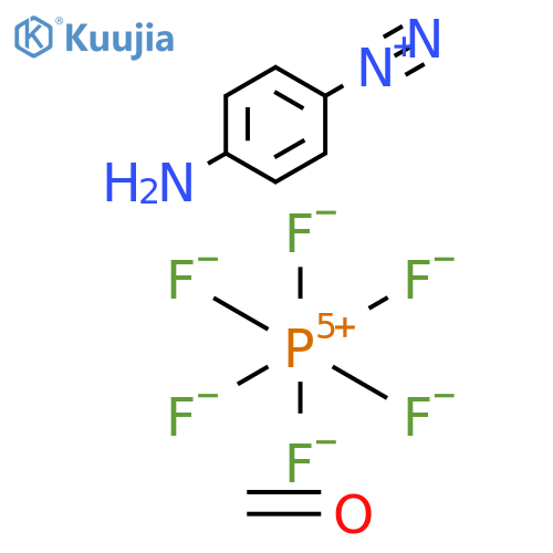 Formaldehyde polymer with 4-diazo-N-phenylaniline hexafluorophosphate structure