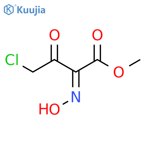 Butanoic acid,4-chloro-2-(hydroxyimino)-3-oxo-, methyl ester structure