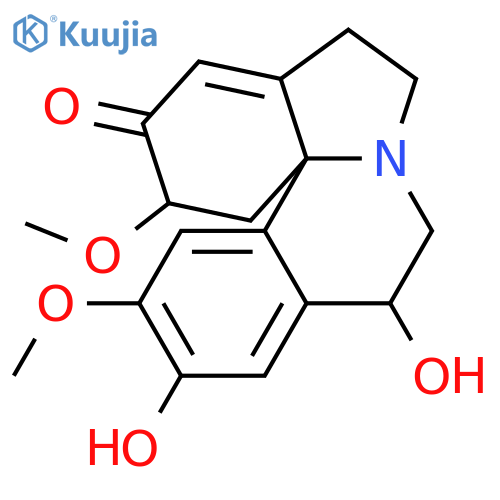 Tri-O-demethylerythratidine; 11ξ-Hydroxy, 2-ketone, 3,15-di-Me ether structure