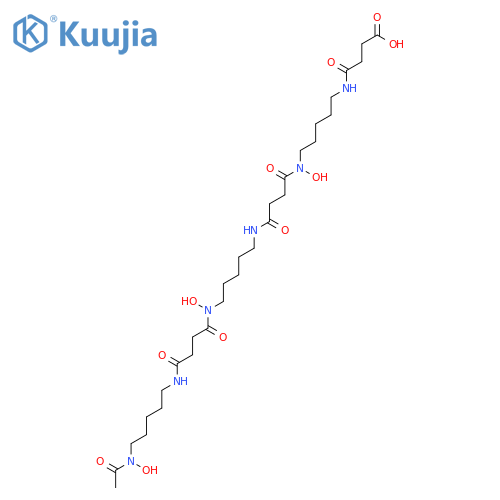 5,11,16,22,27,33-Hexaazapentatriacontanoicacid, 11,22,33-trihydroxy-4,12,15,23,26,34-hexaoxo- structure