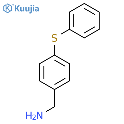 4-(phenylsulfanyl)phenylmethanamine structure