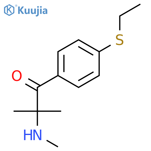 1-PROPANONE, 1-[4-(ETHYLTHIO)PHENYL]-2-METHYL-2-(METHYLAMINO)- structure