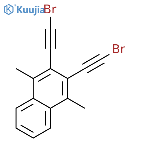 Naphthalene, 2,3-bis(bromoethynyl)-1,4-dimethyl- structure