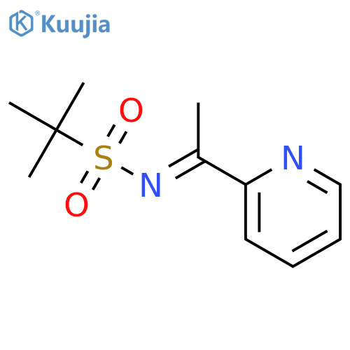 2-PROPANESULFONAMIDE, 2-METHYL-N-[1-(2-PYRIDINYL)ETHYLIDENE]- structure