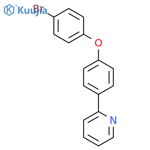 PYRIDINE, 2-[4-(4-BROMOPHENOXY)PHENYL]- structure