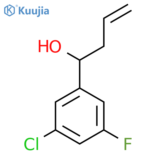 4-(3-Chloro-5-fluorophenyl)-1-buten-4-ol structure