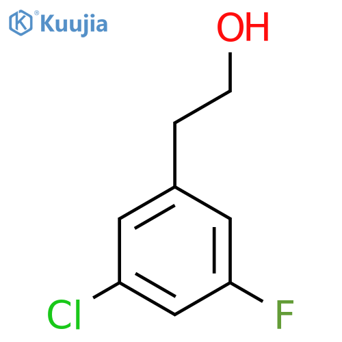 2-(3-chloro-5-fluorophenyl)ethan-1-ol structure
