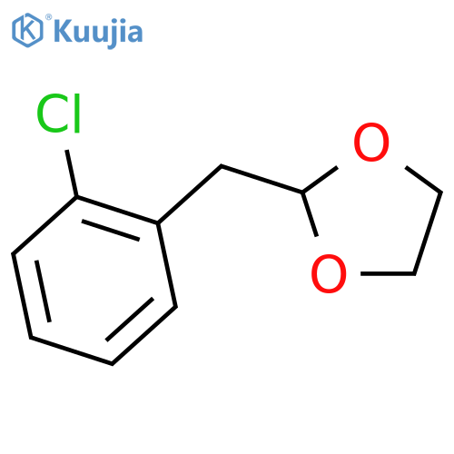 1-Chloro-2-(1,3-dioxolan-2-yl-methyl)benzene structure