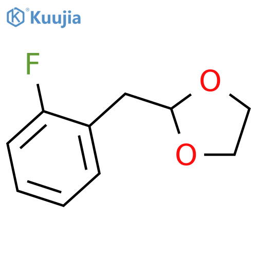 2-(1,3-Dioxolan-2-ylmethyl)-1-fluorobenzene structure