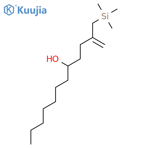 1-Dodecen-5-ol, 2-[(trimethylsilyl)methyl]- structure