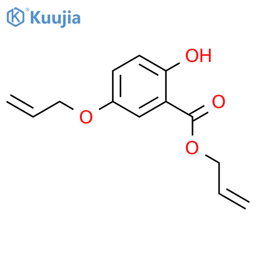 Prop-2-en-1-yl 2-hydroxy-5-[(prop-2-en-1-yl)oxy]benzoate structure