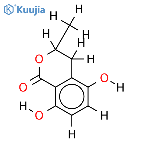 (3S)-5-hydroxymellein structure