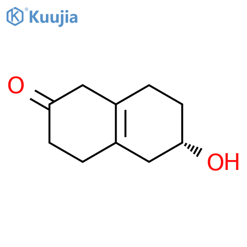 2(1H)-Naphthalenone, 3,4,5,6,7,8-hexahydro-6-hydroxy-, (S)- structure