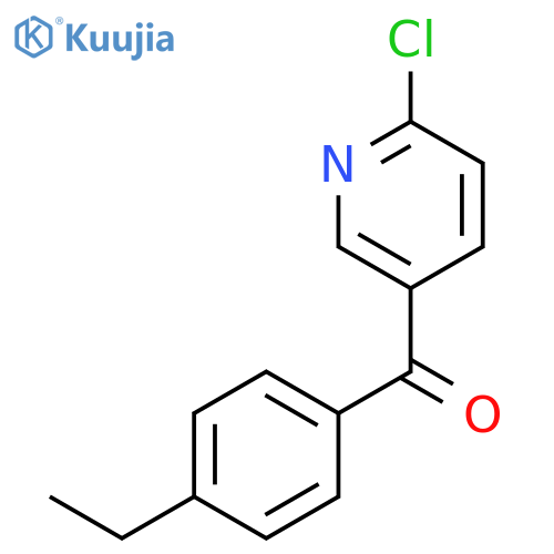 (6-chloro-3-pyridinyl)(4-ethylphenyl)Methanone structure