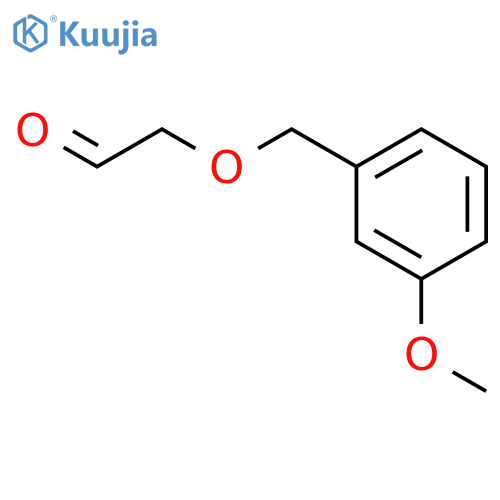 Acetaldehyde, [(3-methoxyphenyl)methoxy]- structure