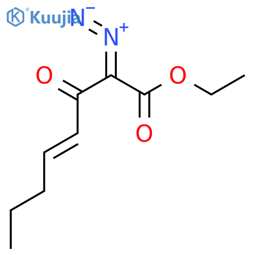 4-OCTENOIC ACID, 2-DIAZO-3-OXO-, ETHYL ESTER structure