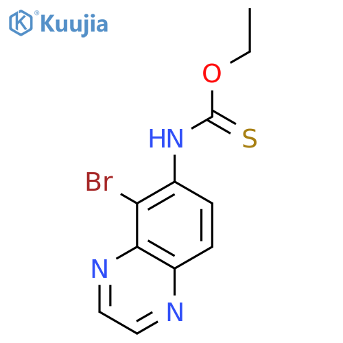 O-Ethyl (5-Bromoquinoxalin-6-yl)carbamothioate (Brimonidine Impurity) structure