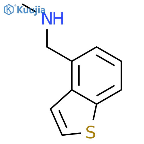 Benzo[b]thiophene-4-methanamine, N-methyl- structure