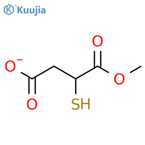 Butanedioic acid, mercapto-, monomethyl ester structure