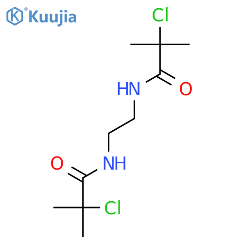 PROPANAMIDE, N,N'-1,2-ETHANEDIYLBIS[2-CHLORO-2-METHYL- structure