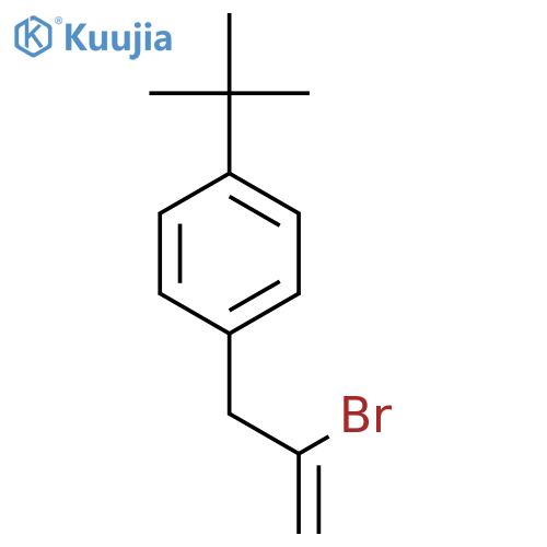2-Bromo-3-(4-tert-butylphenyl)-1-propene structure