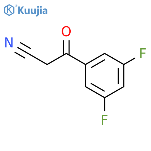 3,5-Difluorobenzoylacetonitrile structure