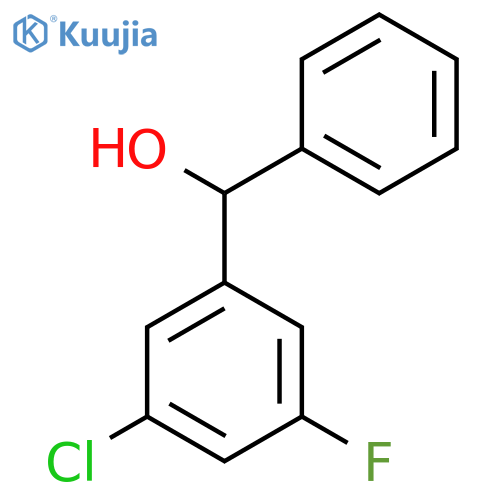 3-Chloro-5-fluorobenzhydrol structure