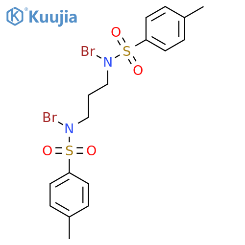 BENZENESULFONAMIDE, N,N'-1,3-PROPANEDIYLBIS[N-BROMO-4-METHYL- structure