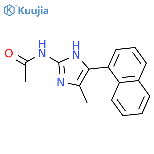 ACETAMIDE, N-[4-METHYL-5-(1-NAPHTHALENYL)-1H-IMIDAZOL-2-YL]- structure