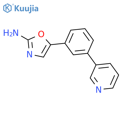 2-Oxazolamine, 5-[3-(3-pyridinyl)phenyl]- structure