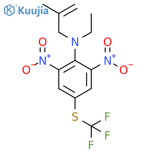 Benzenamine,N-ethyl-N-(2-methyl-2-propenyl)-2,6-dinitro-4-[(trifluoromethyl)thio]- structure