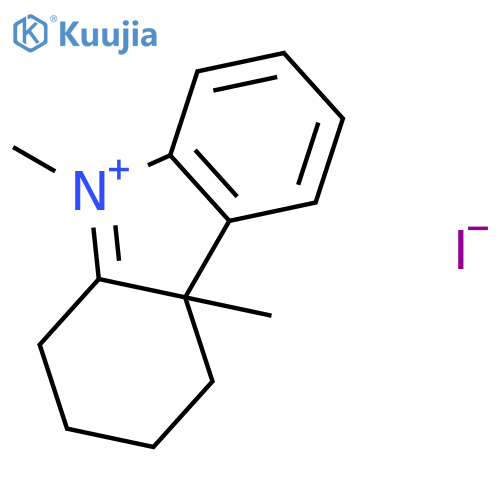 1H-Carbazolium, 2,3,4,4a-tetrahydro-4a,9-dimethyl-, iodide structure