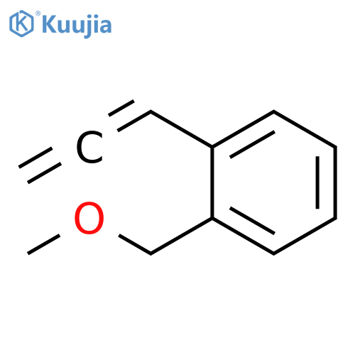 Benzene, 1-(methoxymethyl)-2-(1,2-propadienyl)- structure