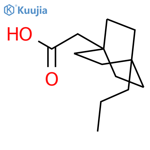 BICYCLO[2.2.2]OCTANE-1-ACETIC ACID, 4-PROPYL- structure