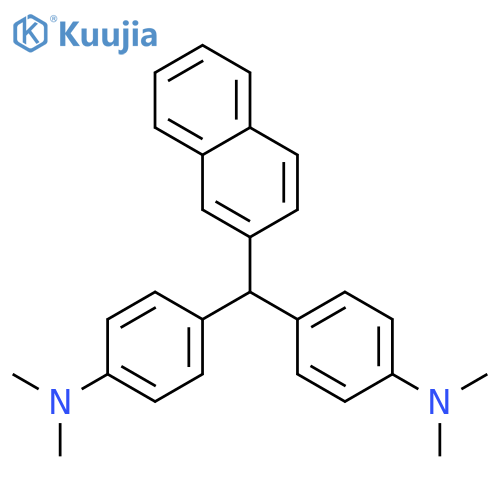 Benzenamine, 4,4'-(2-naphthalenylmethylene)bis[N,N-dimethyl- structure