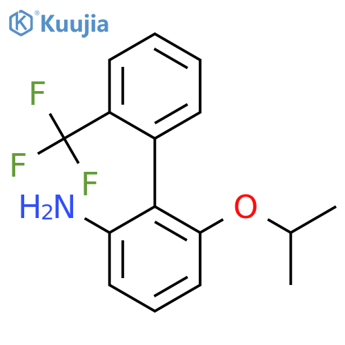 3-Isopropoxy-2-(α,α,α-trifluoro-o-tolyl)aniline structure