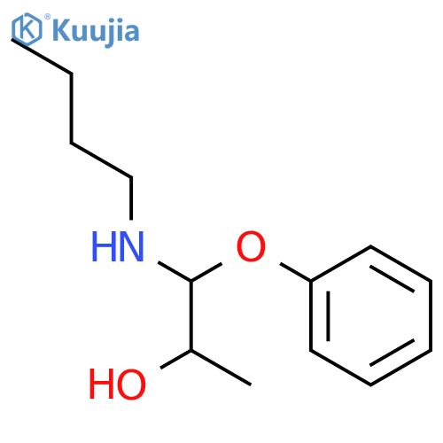2-PROPANOL, 1-(BUTYLAMINO)-1-PHENOXY- structure