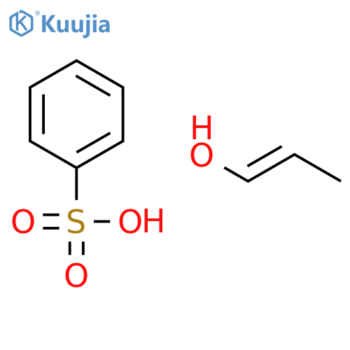 1-Propen-1-ol, benzenesulfonate, (E)- structure