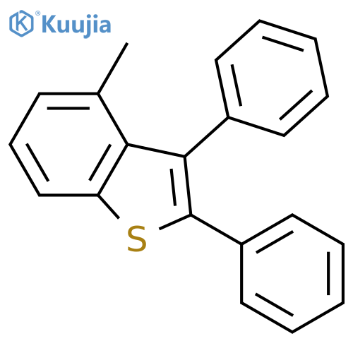 4-Methyl-2,3-diphenylbenzo[b]thiophene structure