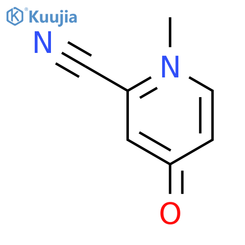 2-Pyridinecarbonitrile,1,4-dihydro-1-methyl-4-oxo- structure