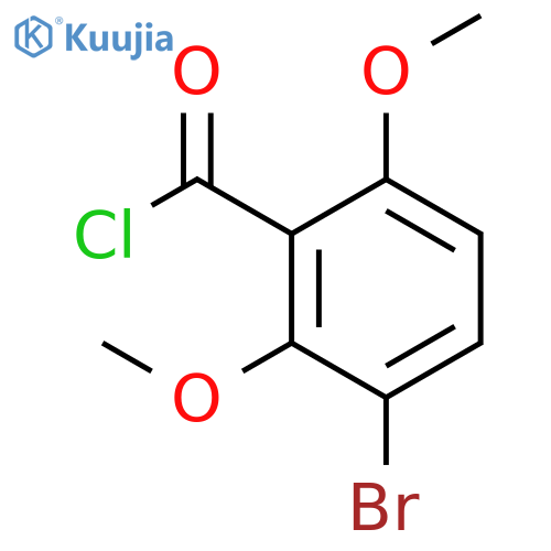 Benzoyl chloride, 3-bromo-2,6-dimethoxy- structure