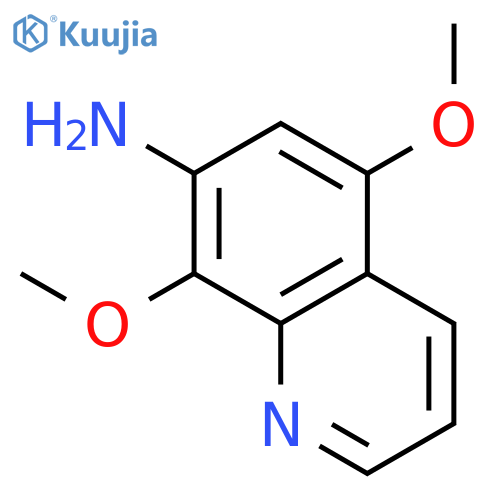 7-QUINOLINAMINE, 5,8-DIMETHOXY- structure