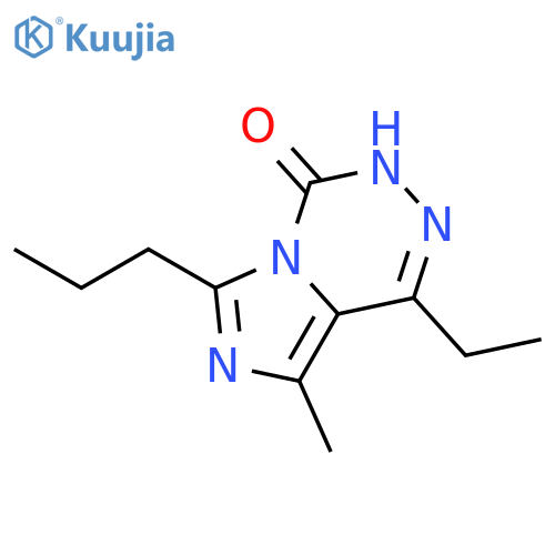Imidazo[1,5-d][1,2,4]triazin-4(3H)-one, 1-ethyl-8-methyl-6-propyl- structure