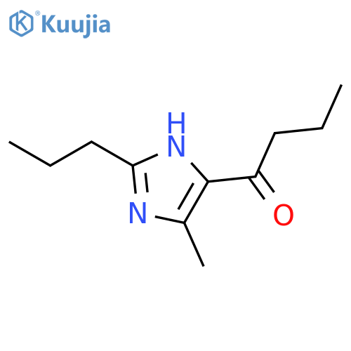 1-(4-methyl-2-propyl-1H-imidazol-5-yl)-1-Butanone structure