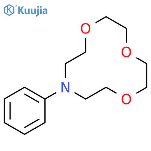 1,4,7-TRIOXA-10-AZACYCLODODECANE, 10-PHENYL- structure