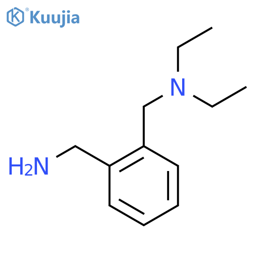 {2-(diethylamino)methylphenyl}methanamine structure